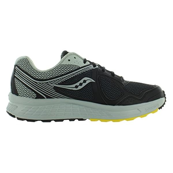 Saucony Cohesion 10 - Zapatillas de Running para Hombre, Color Negro, Gris y Amarillo, Talla 43